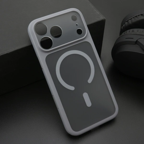 Futrola shadow magsafe za iphone 17 pro max (6.9)/iphone 18 pro max (6.9) siva (small camera protection)