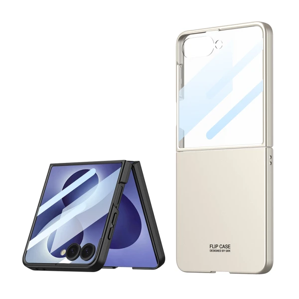 Futrola smooth ii za samsung f776b galaxy z flip 8 5g zlatna (gkk case)