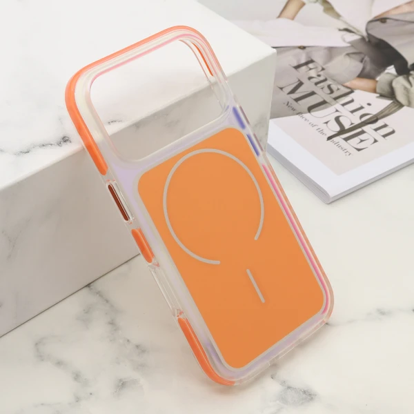 Futrola amber ring magsafe za iphone 17 pro (6.3)/iphone 18 pro (6.3) narandzasta