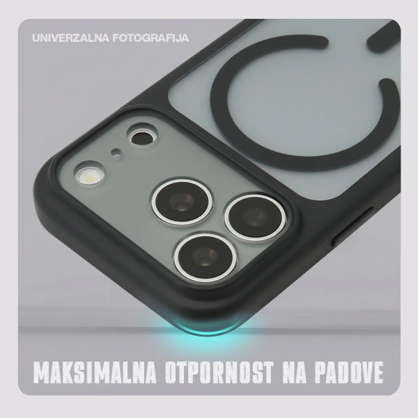 Futrola shadow magsafe za iphone 17 pro (6.3)/iphone 18 pro (6.3) ljubicasta (small camera protection)