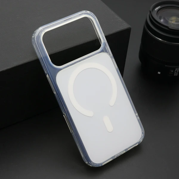 Futrola amber color magsafe za iphone 17 pro (6.3)/iphone 18 pro (6.3) bela