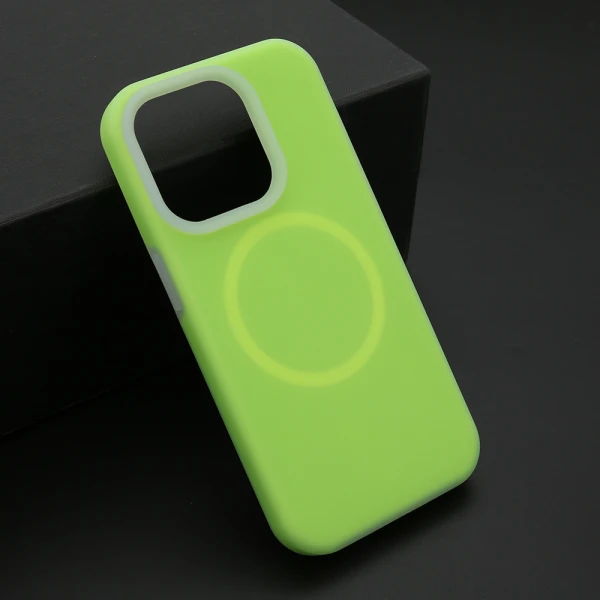 Futrola pastel color magsafe za iphone 15 pro (6.1) zelena