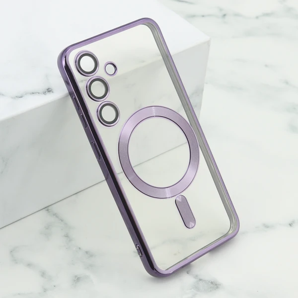 Futrola camera protect magsafe za samsung s921b galaxy s24 5g ljubicasta