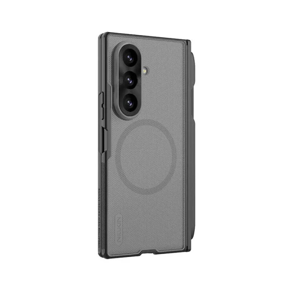Futrola nillkin frosted shield fold magnetic za samsung f976b galaxy z fold 8 ultra 5g (with s pen) providno crna