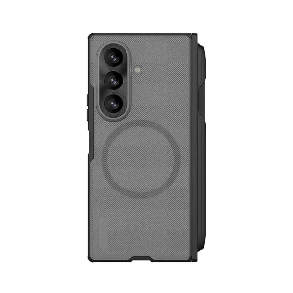 Futrola nillkin frosted shield fold magnetic za samsung f976b galaxy z fold 8 ultra 5g (with s pen) providno crna