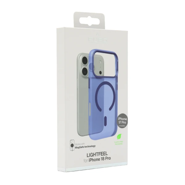 Futrola puro lightfeel magsafe za iphone 17 pro (6.3)/iphone 18 pro (6.3) svetlo plava