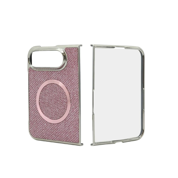 Futrola shining magsafe za iphone duo roze