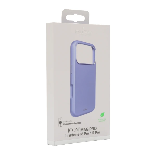 Futrola puro icon magsafe za iphone 17 pro (6.3)/iphone 18 pro (6.3) svetlo plava