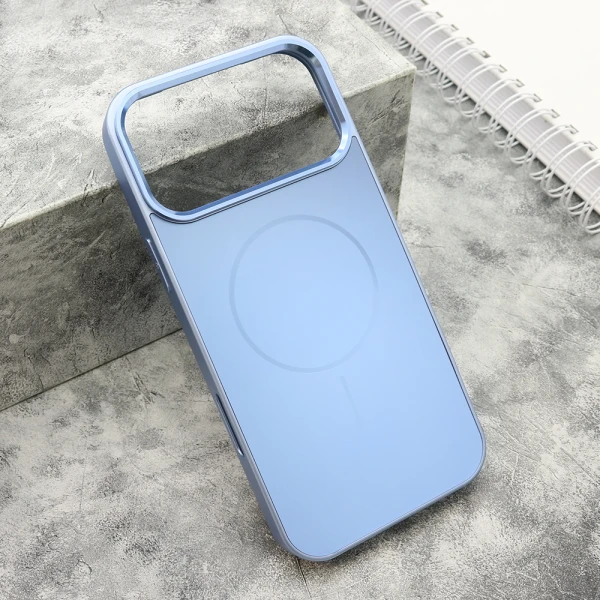 Futrola color metal magsafe za iphone 17 pro max (6.9)/iphone 18 pro max (6.9) svetlo plava (big camera)