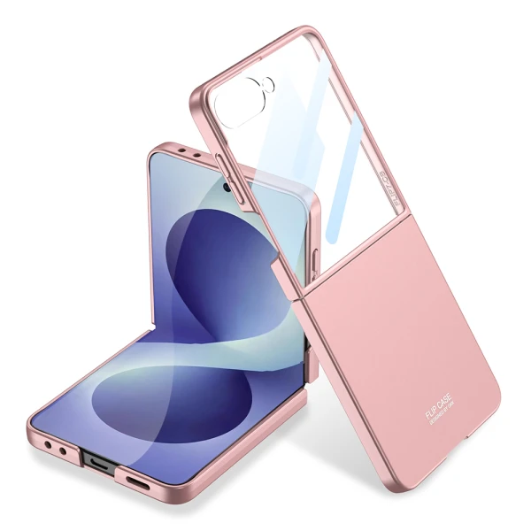 Futrola smooth ii za samsung f776b galaxy z flip 8 5g roze (gkk case)