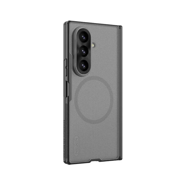 Futrola nillkin frosted shield fold magnetic za samsung f976b galaxy z fold 8 ultra 5g providno crna