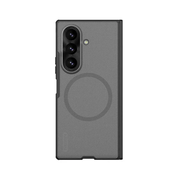 Futrola nillkin frosted shield fold magnetic za samsung f976b galaxy z fold 8 ultra 5g providno crna