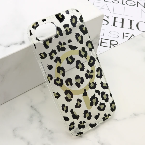 Futrola leopard magsafe za iphone 16e/17e (6.1) crna