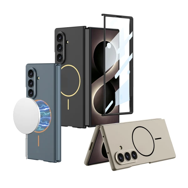 Futrola color magsafe za samsung f976b galaxy z fold 8 ultra siva (gkk case)