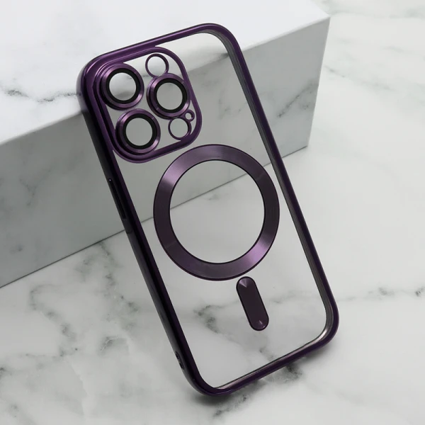 Futrola camera protect magsafe za iphone 15 pro (6.1) ljubicasta