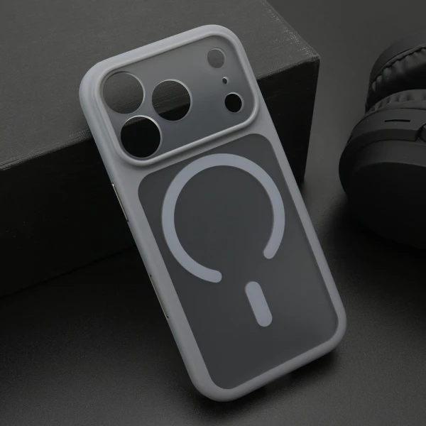 Futrola shadow magsafe za iphone 17 pro (6.3)/iphone 18 pro (6.3) siva (small camera protection)