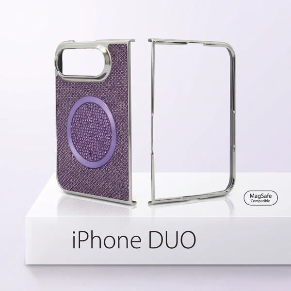 Futrola shining magsafe za iphone duo ljubicasra