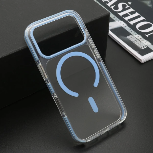 Futrola color clear magsafe za iphone 17 pro (6.3)/iphone 18 pro (6.3) plava