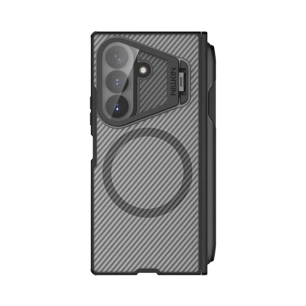 Futrola nillkin cam shield prop magnetic za samsung f976b galaxy z fold 8 ultra 5g (with s pen) providno crna