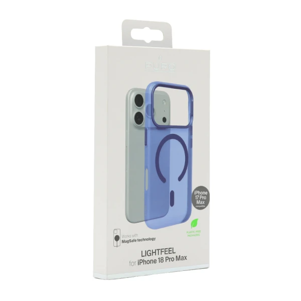 Futrola puro lightfeel magsafe za iphone 17 pro max (6.9)/iphone 18 pro max (6.9) svetlo plava