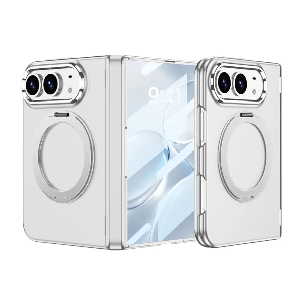 Futrola prestige ring magsafe za iphone duo bela