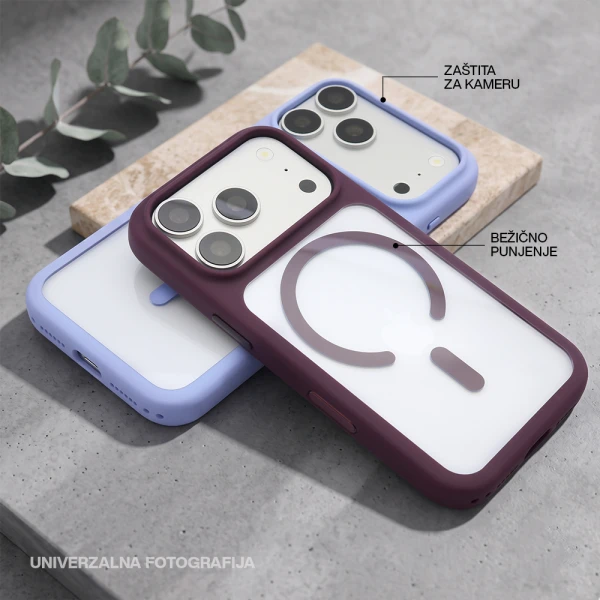 Futrola frame protect magsafe za iphone 17 pro max (6.9)/iphone 18 pro max (6.9) siva
