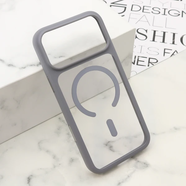 Futrola frame protect magsafe za iphone 17 pro max (6.9)/iphone 18 pro max (6.9) siva