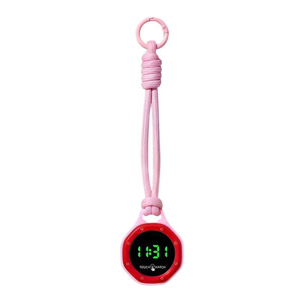 Led sat privezak pink