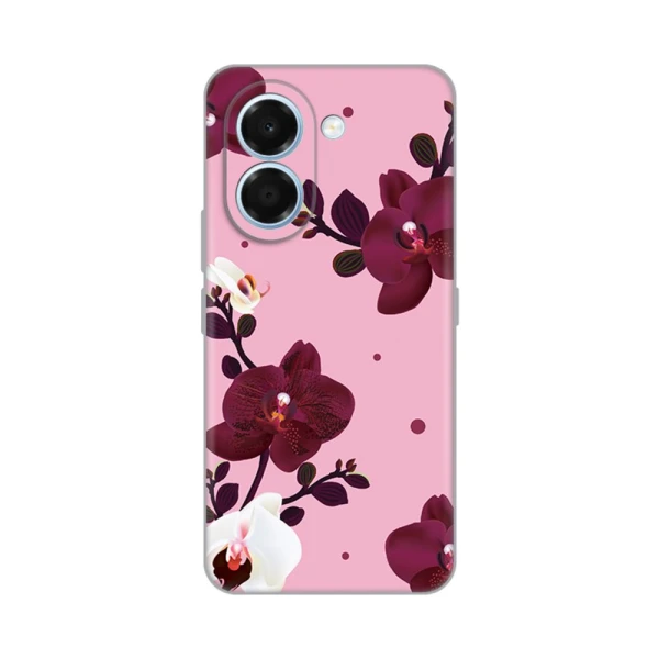 Torbica Silikonska Print Skin za Honor X7e Pink Orchid