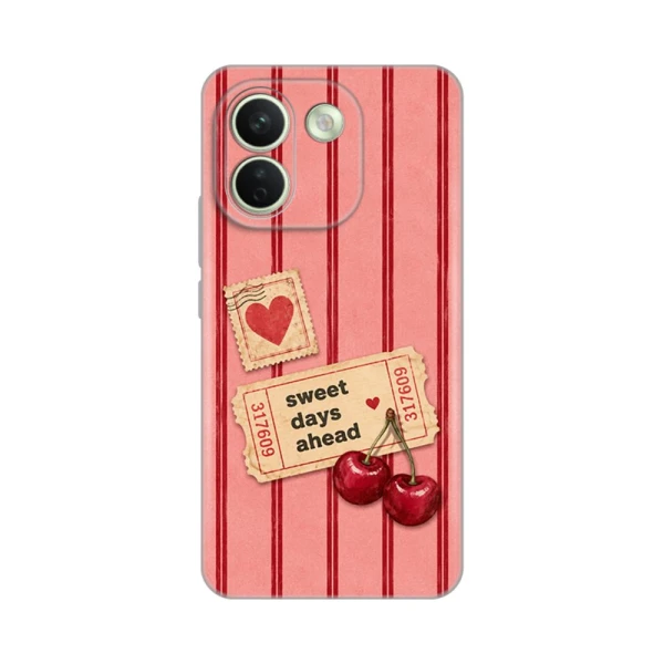 Torbica Silikonska Print Skin za Xiaomi Redmi Note 17 Pro Max 5G Cherry Ticket