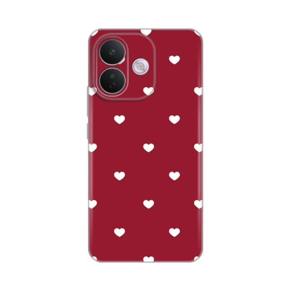 Torbica Silikonska Print Skin za Xiaomi Redmi Note 17 Pro 5G Burgundy Hearts