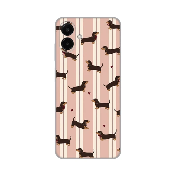 Torbica Silikonska Print Skin za Samsung A075F/A077F/A085F Galaxy A07/A07s/A08 Dachshunds Love