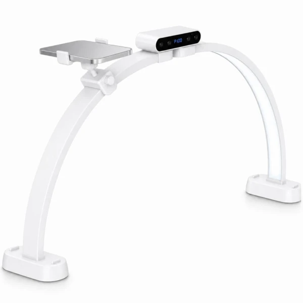Stona LED lampa F-800E bela