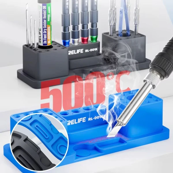 Stalak za alat RELIFE RL-001K Silicone all in one tamno sivi