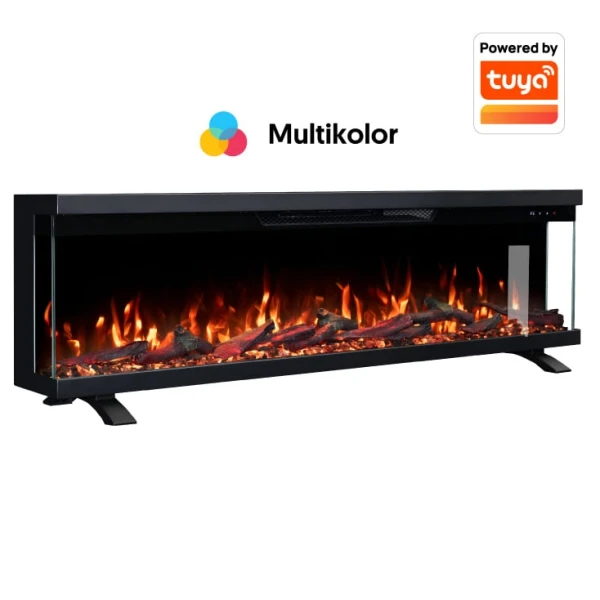 PROSTO smart elekt. panorama 60'' 3u1 kamin 1800W