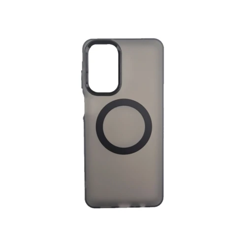 Silikonska futrola Magsafe FLURO COLOR Iphone 15 CRNA