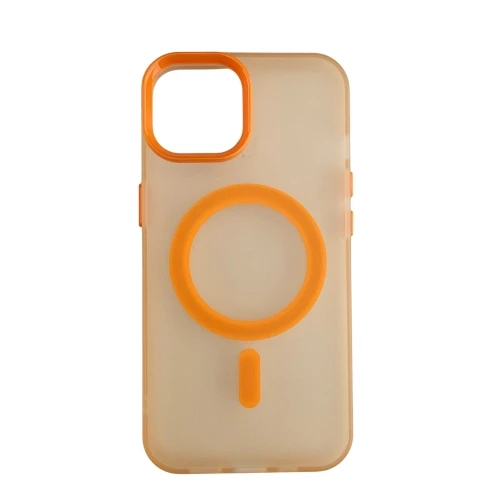 Silikonska futrola Magsafe FLURO COLOR Iphone 1314 NARANDŽASTA