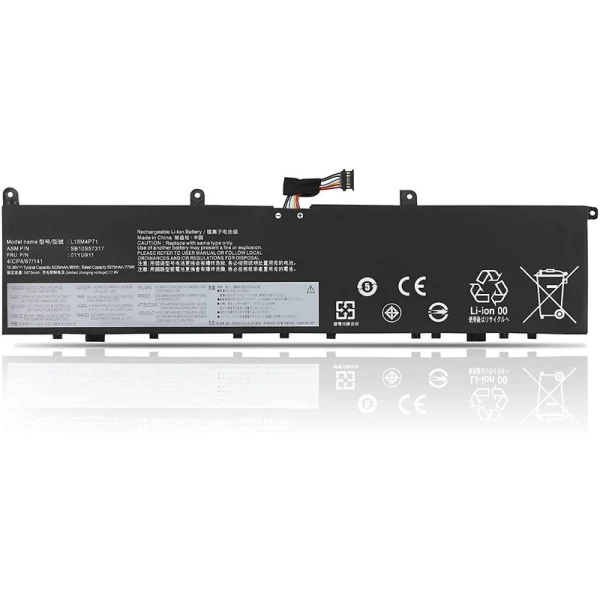 Baterija za Laptop Lenovo ThinkPad P1  X1 Extreme series 1st Gen