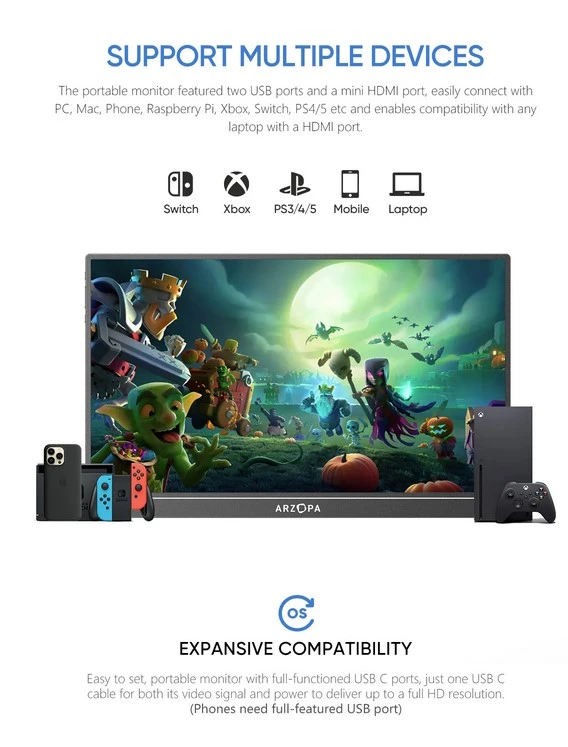 Eksterni (Portable) 16.1 ekran Z1C