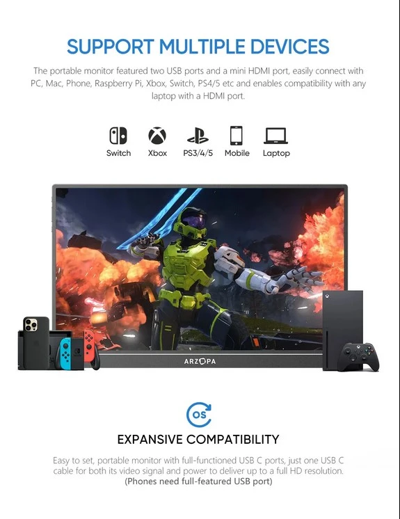 Eksterni (Portable) ekran Z1RC 2.5K QHD