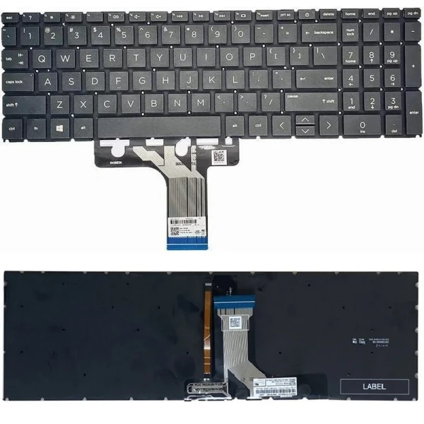 Tastatura za laptop HP Pavilion 15-EH 15Z-EH  HP 17-cn0000 mali enter backlight crna