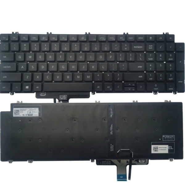 Tastatura za laptop Dell Latitude 5520 5530 5521 Precision 3560 3561 7670 7770 backlight