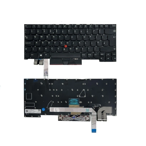 Tastatura za laptop Lenovo ThinkPad T14s P14s G1 G2 veliki enter sa pozadinskim osvetljenjem