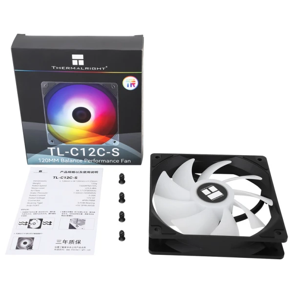 ThermalRight TL-C12C-S black ARGB