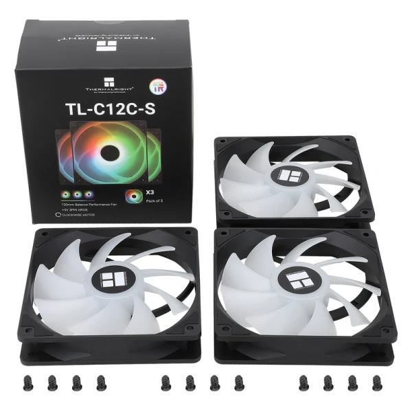 ThermalRight TL-C12C-S Black ARGB X3kom