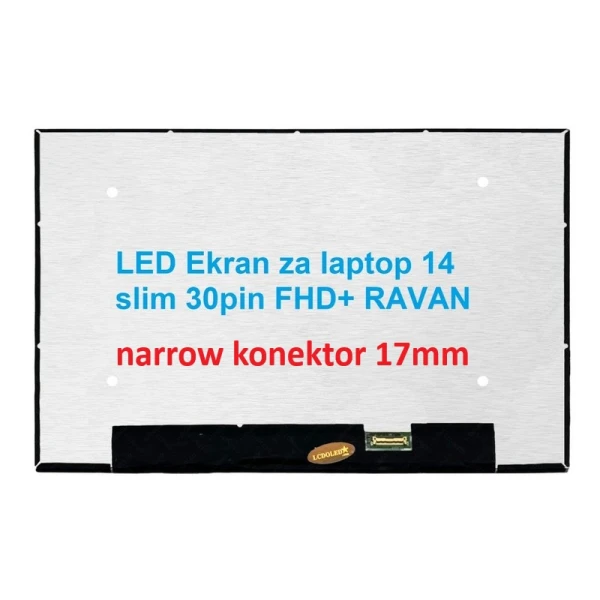 LED Ekran za laptop 14 slim 30pin narrow 17mm FHD+ RAVAN