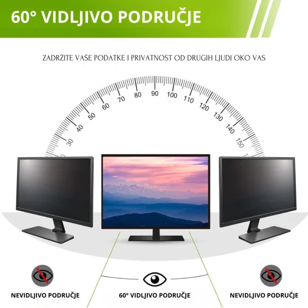 Zaštitna Folija za Ekran (Privacy Screen Filter) - 21.5 incha