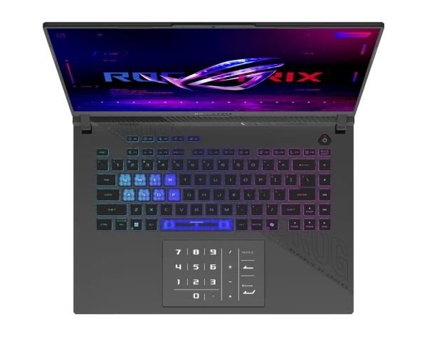 ASUS ROG Strix G16 G614PR-RV120 (16 inča FHD+, Ryzen 9 8940HX, 32GB, SSD 1TB, GeForce RTX 5070 Ti) laptop +  ranac 