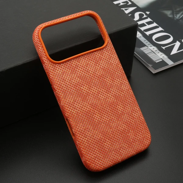 Futrola woven touch magsafe za iphone 17 pro max (6.9) narandzasta