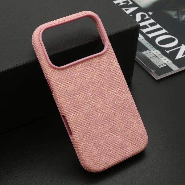 Futrola woven touch magsafe za iphone 17 pro (6.3) roze